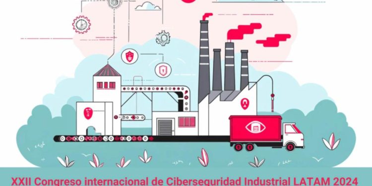 En la imagen se ve XII Congreso Internacional de Ciberseguridad Industrial en Latinoamérica