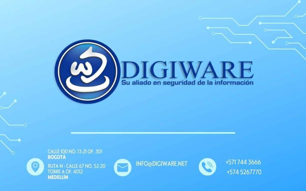 En la imagen se ve el logo de digiware