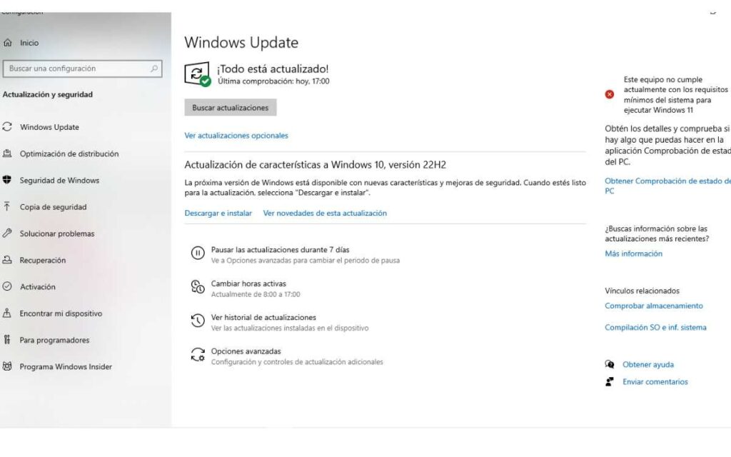 Así se realiza la actualización de antivirus Windows Defender