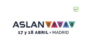 En la imagen se ve el logo del congreso aslan 2024