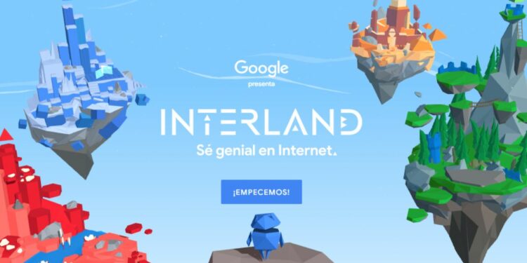 Vemos una captura del videojuego Interland, que Google lanzó para concientizar a los niños sobre la seguridad informática.