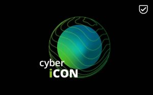 En la imagen se ve el logo de cybericon