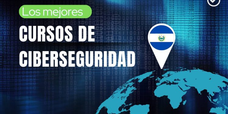 En la imagen se lee los mejores cursos de ciberseguridad online en el salvador