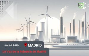 En la imagen se ve el flyer de Encuentro de la Voz de la Industria Madrid 2024