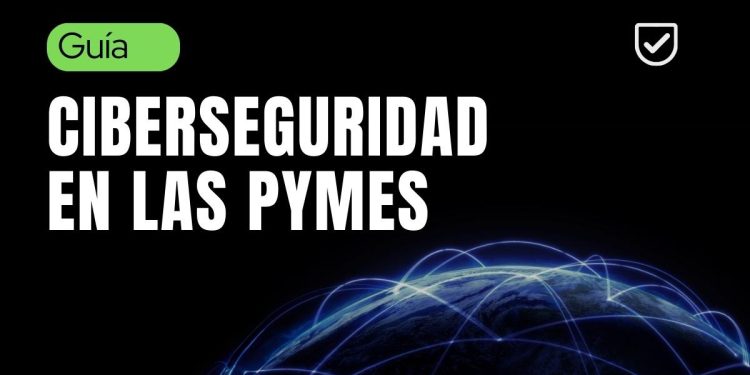 En la imagen se ve una representación de la ciberseguridad en pymes.