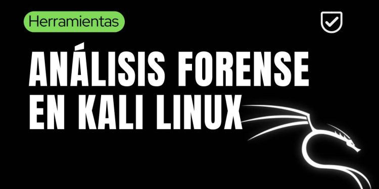 En la imagen se lee analisis forense en kali linux