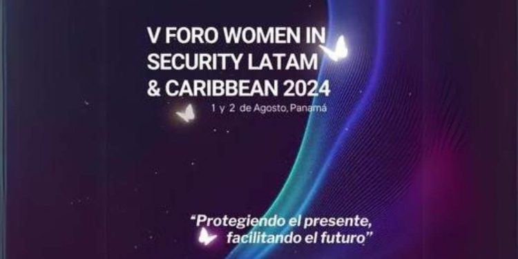 En la imagen se lee V Foro Women in Security LATAM & Caribbean